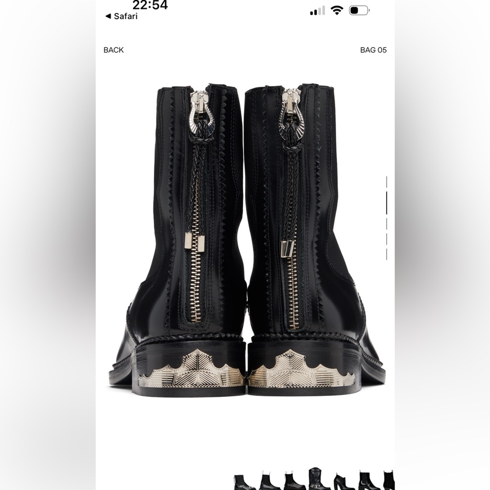 Toga black Polido boots - Picture 4 of 8